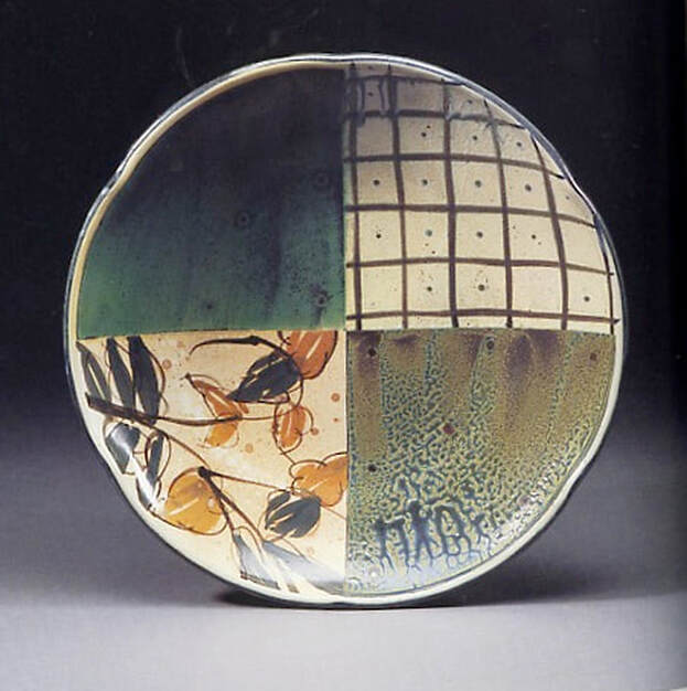 Jeff Kleckner Pottery, Plate, 2000