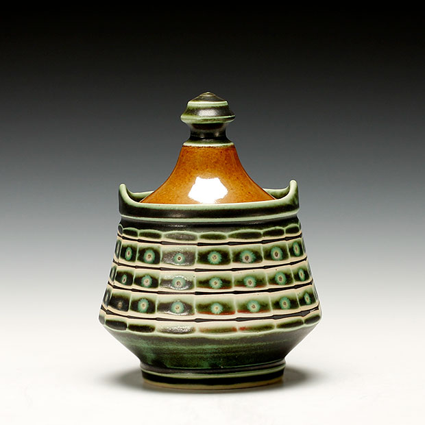 Jeff Kleckner Pottery, Faceted Jar