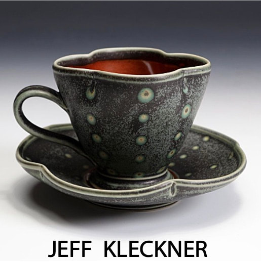 Jeff Kleckner Pottery, Cup & Saucer
