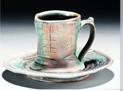 Jeff Kleckner Pottery, Cup & Saucer